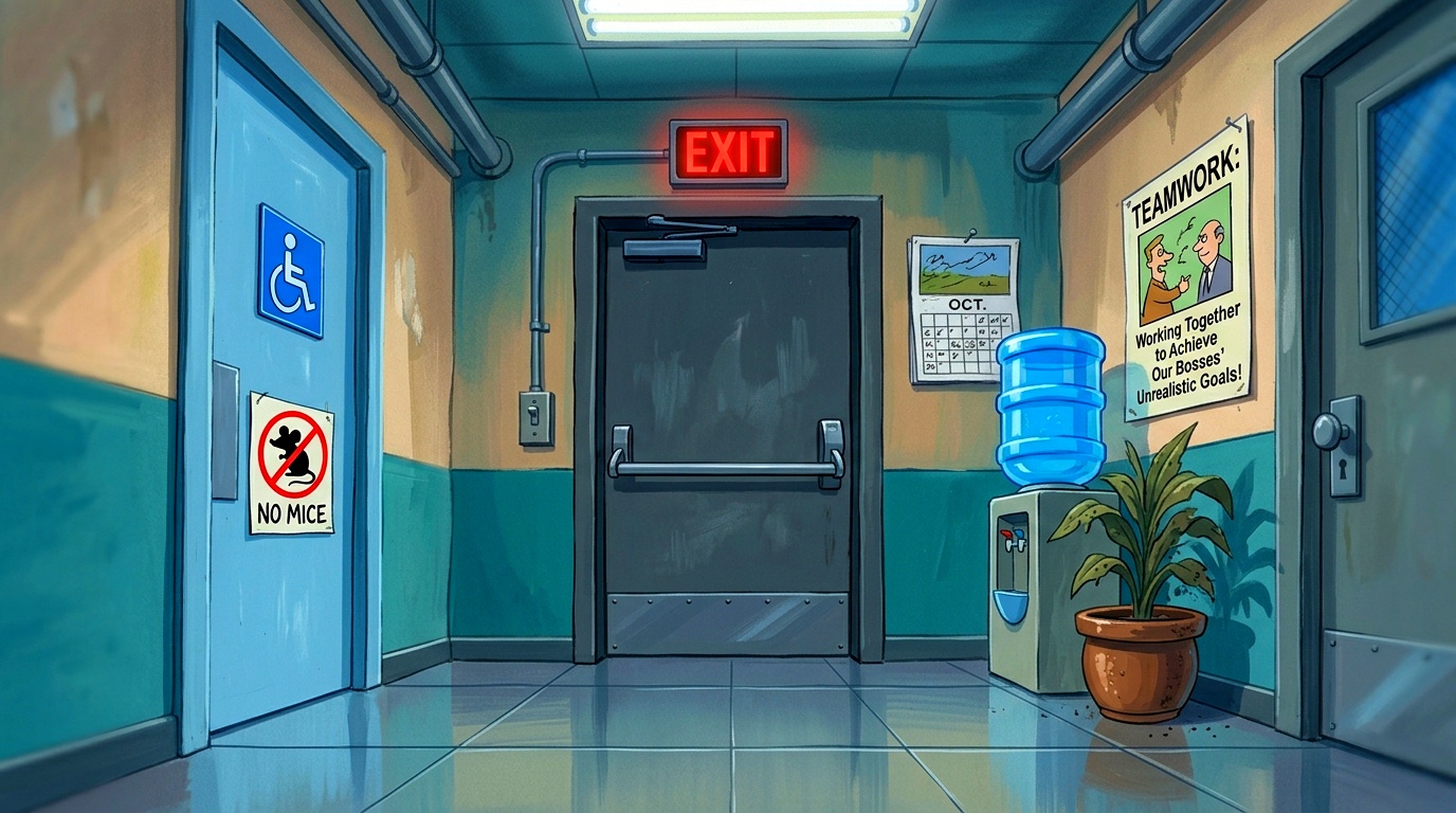 Rear Exit Hallway Technicolor
