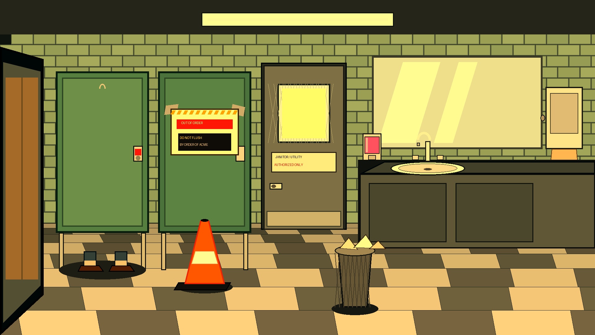 ACME Restroom Sepia