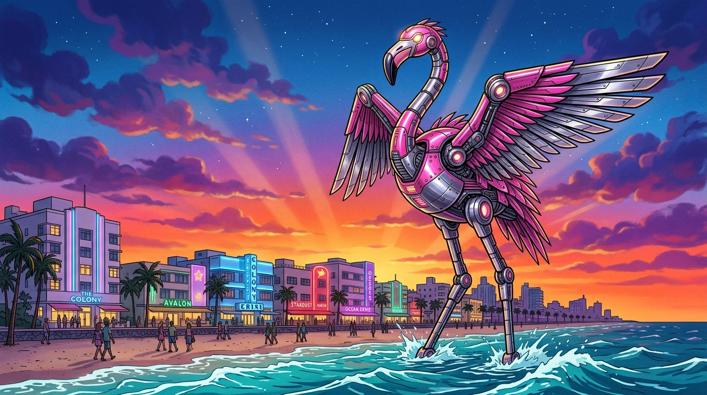 The Titanium Flamingo